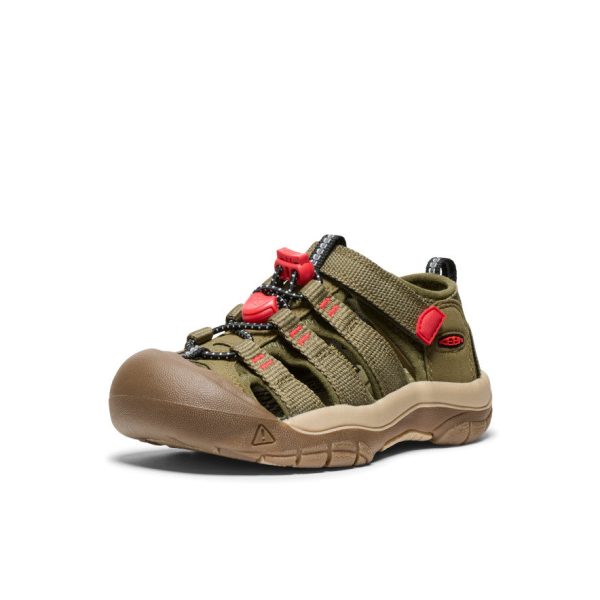 Little Kids' Newport H2 | Martini Olive/Aura Orange