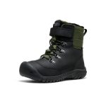 Big Kids' Kanibou Waterproof Winter Boot | Black/Bronze Green